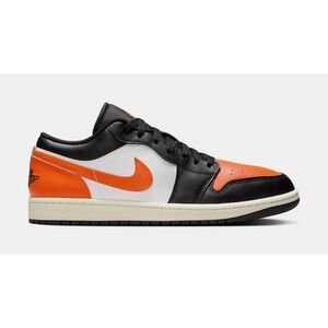 10.5M -  [NEW] Men's Air Jordan 1‎ Low Shoes 'Black' 553558-081